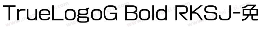 TrueLogoG Bold RKSJ字体转换